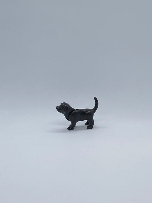 Playmobil Welpe - Hund - schwarz - stehend - A3145