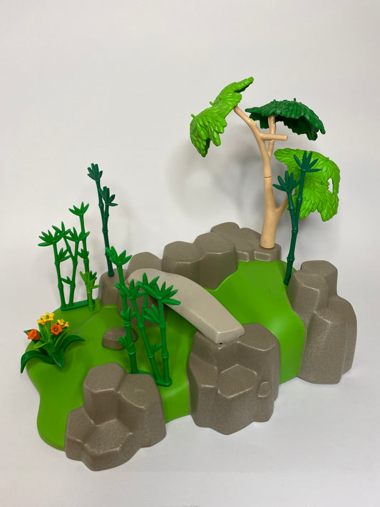 Playmobil Grünfläche mit Bambus - Pandagehege - A2516
