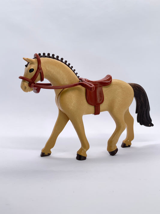 Playmobil Pferd mit Sattel und Zaumzeug - B0380