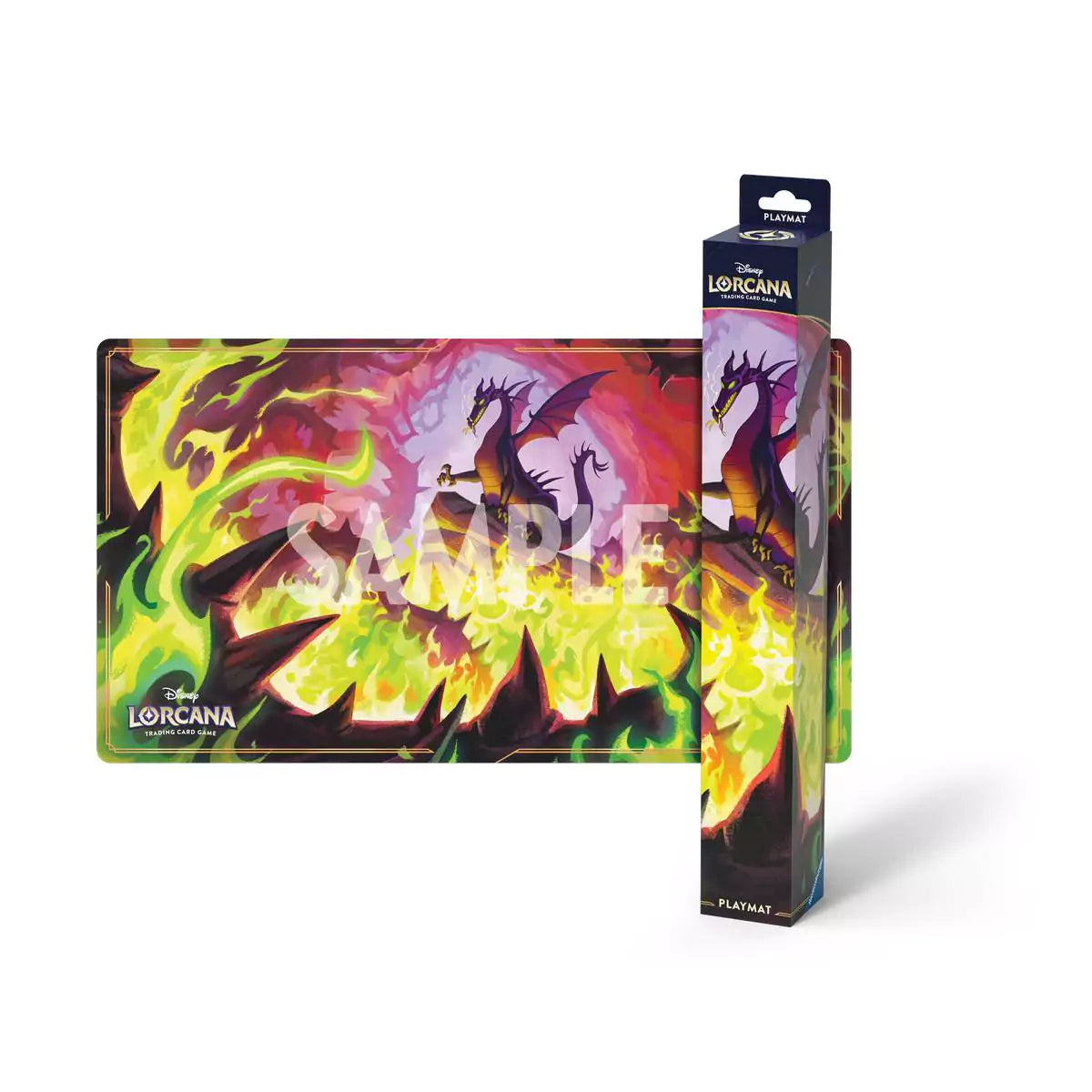 Disney Lorcana TCG - Winterzauber - Spielmatte / Play Mat - Drachenfeuer