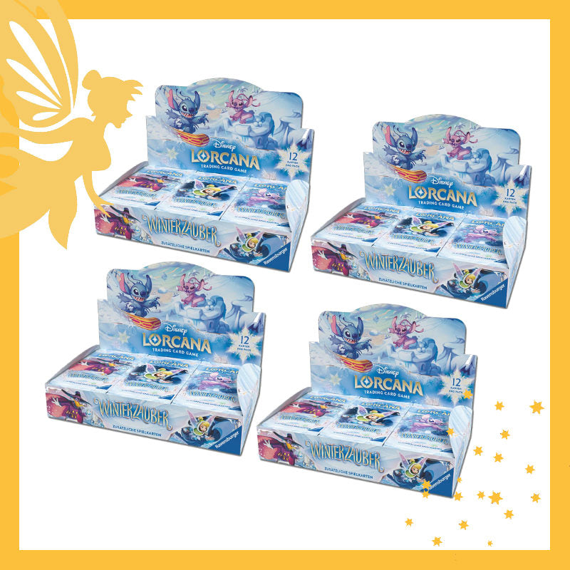 Disney Lorcana TCG - Winterzauber - Booster Display Sealed Case (4 Displays) - Early-Bird-Angebot
