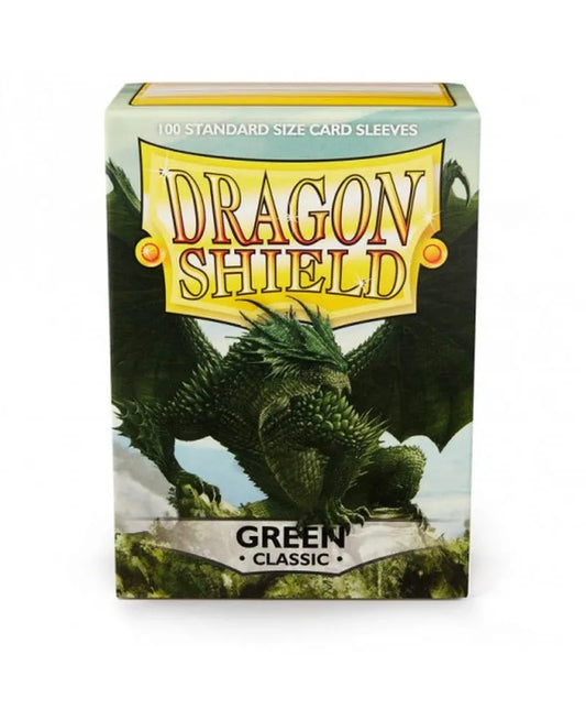 Dragon Shield - Green - Classic Sleeves - Standard Size (100)