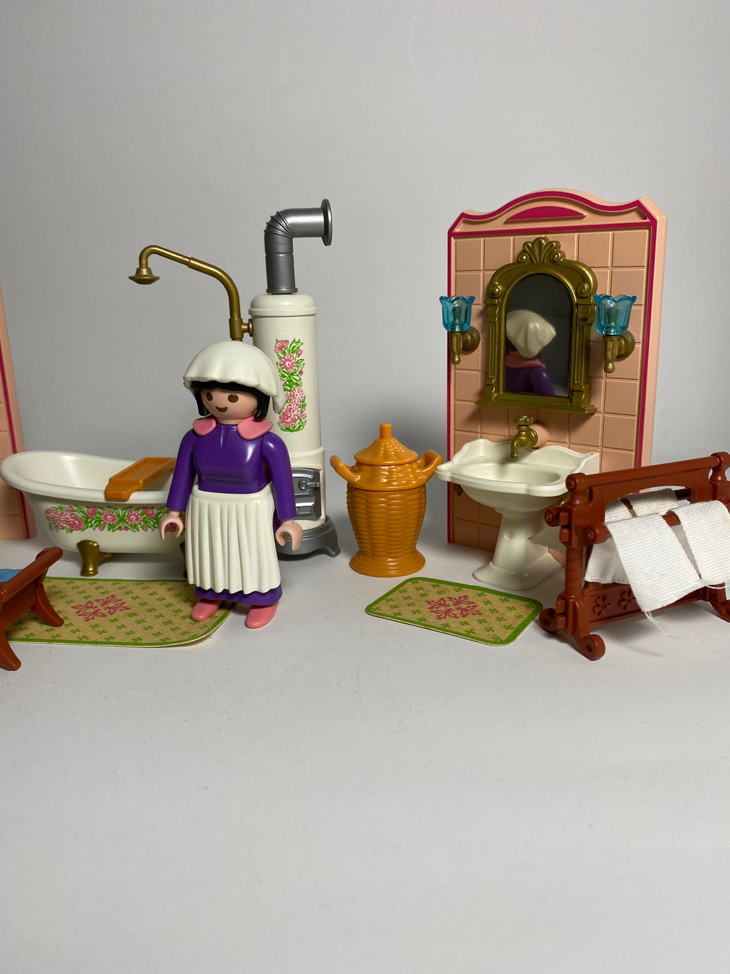 Playmobil Badezimmer - rosa Serie - Nostalgie - 5324