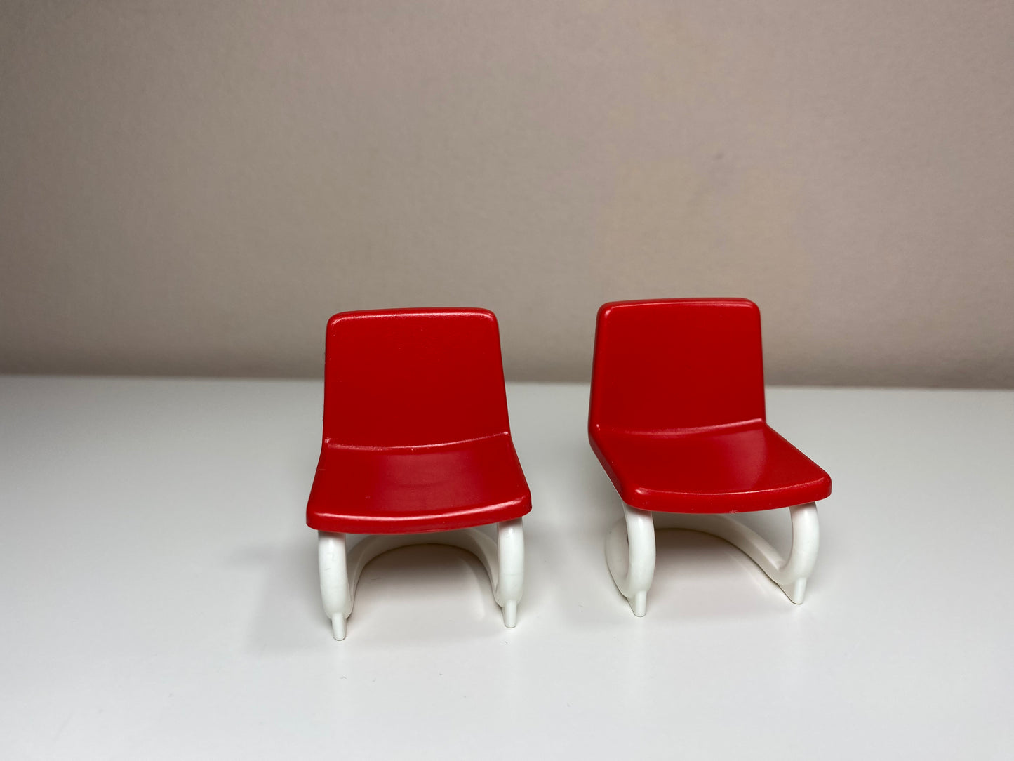 Playmobil 2x Stühle rot - Ersatzteil - Zubehör