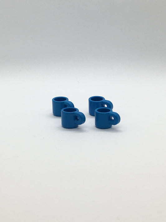 Playmobil 4xBecher - dunkel blau - C1251