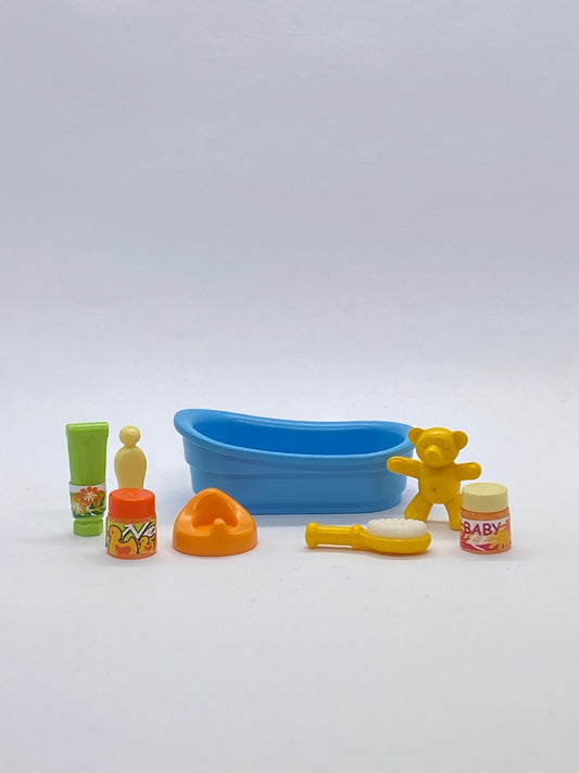 Playmobil Babybadewanne mit Zubehör - Töpchen - Puppe - A0344