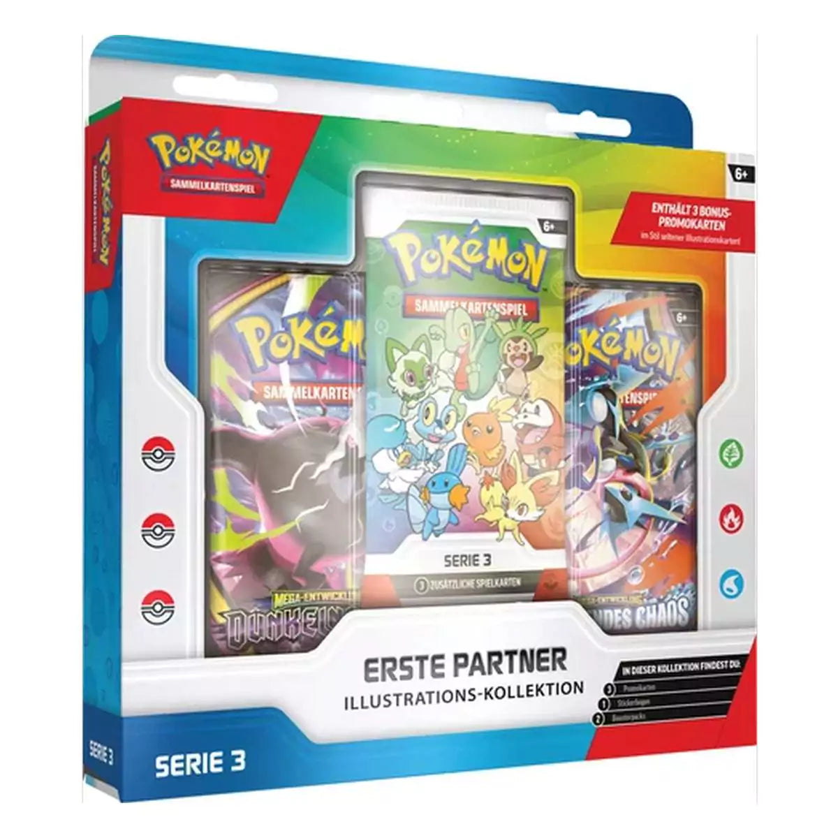Pokémon TCG - Erste Partner Illustrations-Kollektion - Serie 3 - deutsch - jetzt vorbestellen