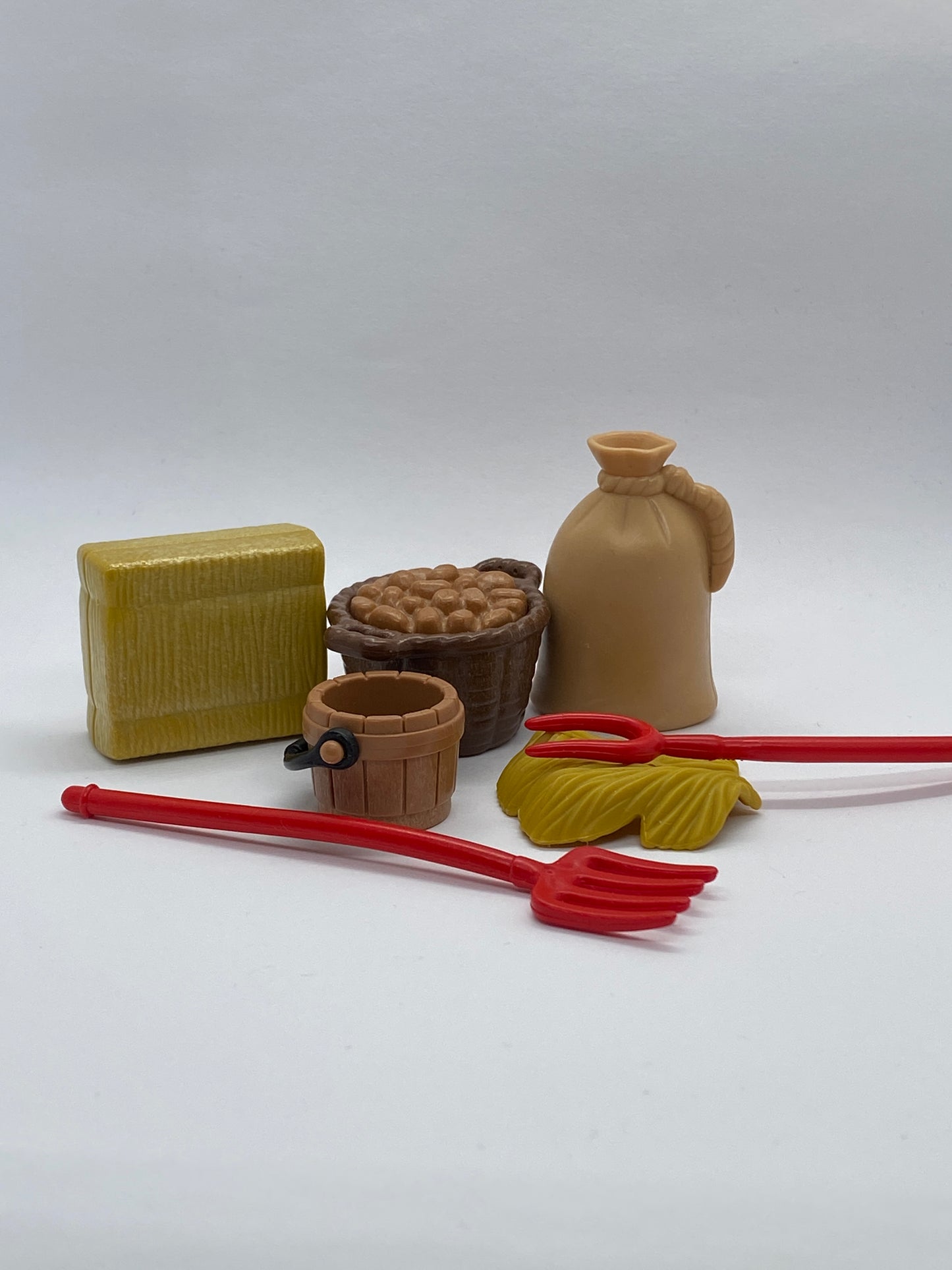 Playmobil Set Korb mit Kartoffeln - Stroh - Eimer - Bauernhof - Zubehör - A3450