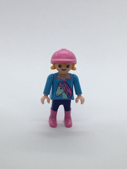 Playmobil Mädchen mit pinker Kappe - Figur - 0048