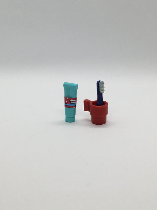 Playmobil Zahnputzbecher mit Zahnpasta und Zahnbürste - Badezimmer - Zubehör - B0230