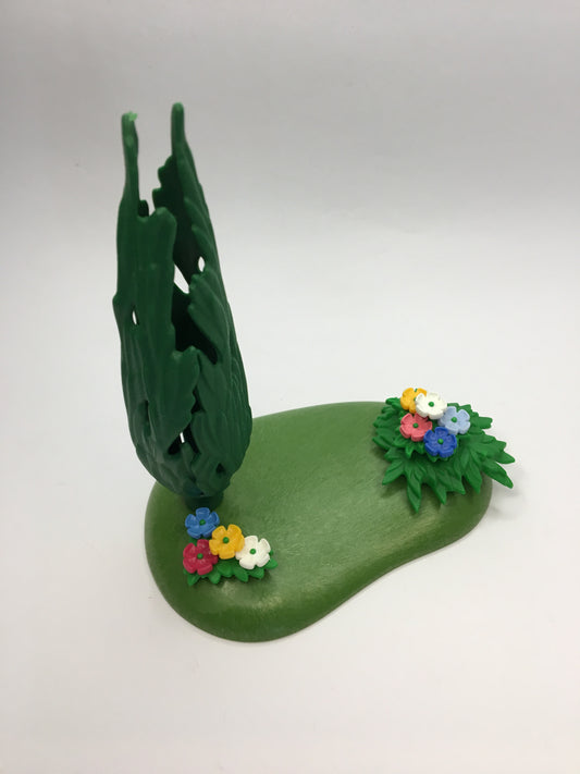 Playmobil Grünfläche mit Baum und Blumen - C1414