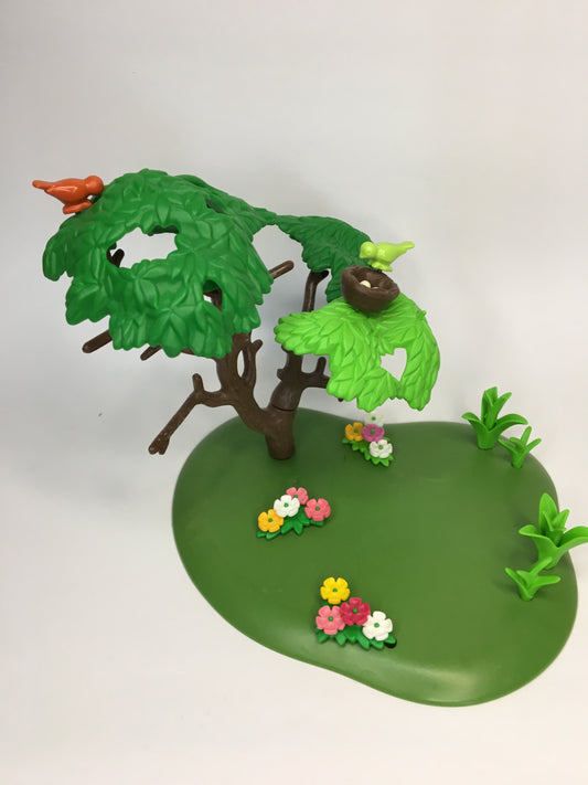Playmobil Grünfläche mit Baum und Blumen - C1416