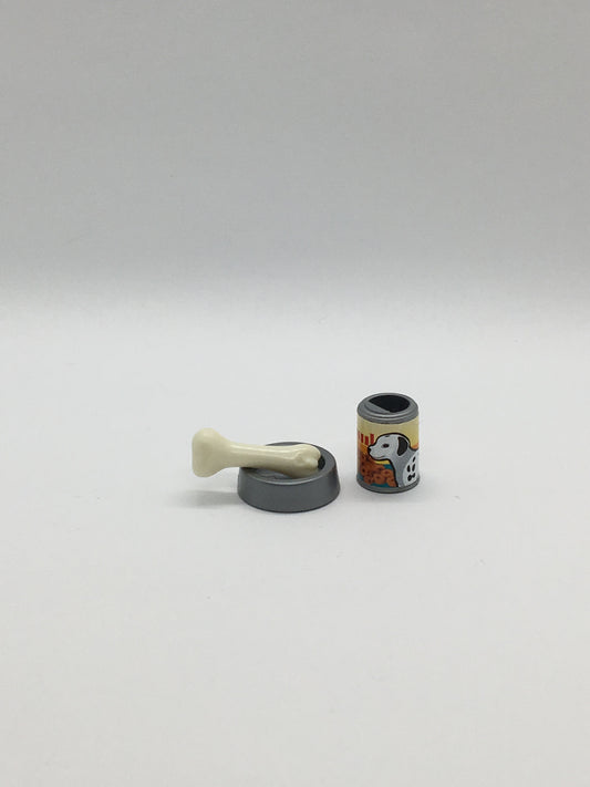 Playmobil Hundenapf mit Dosenfutter und Knochen - C0716