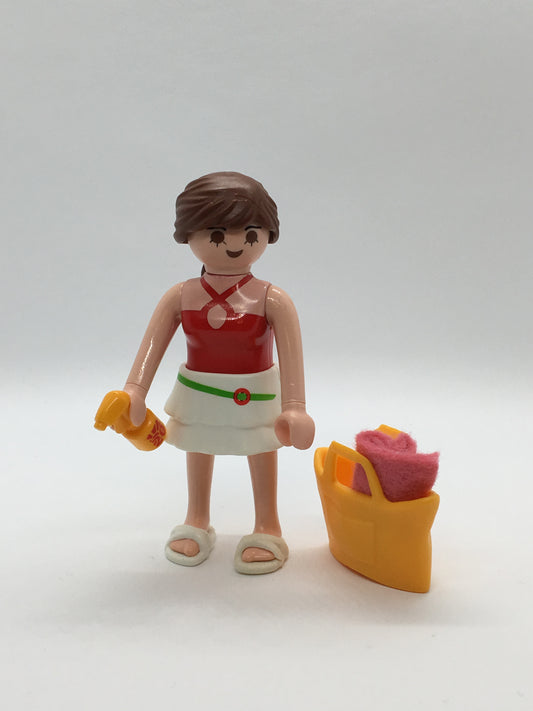 Playmobil Frau mit Strandtasche - Figur - C1506