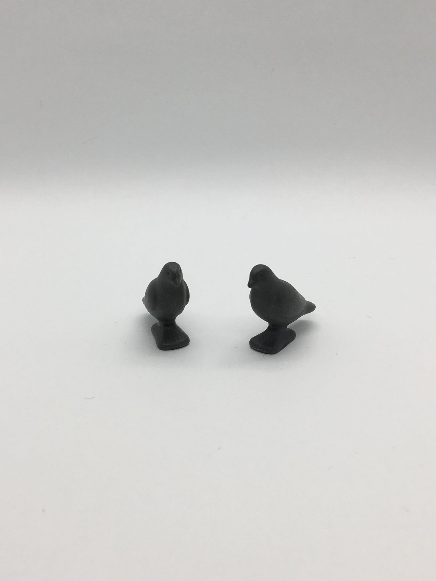 Playmobil 2x Tauben - dunkelgrau - C1584