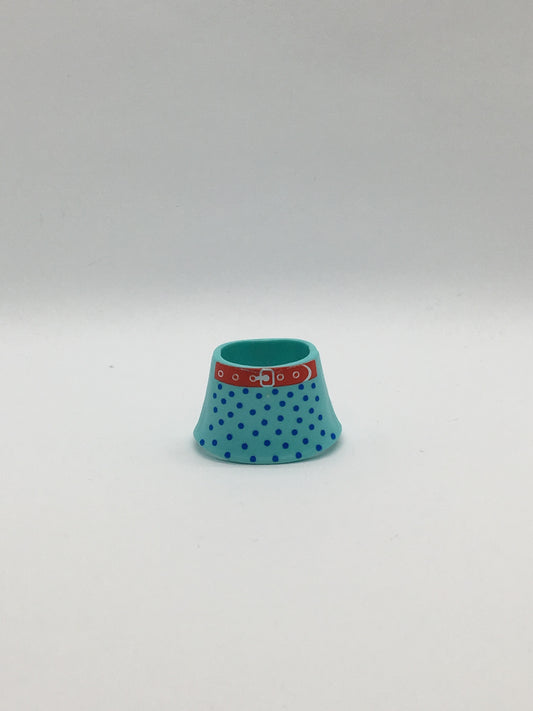 Playmobil Rock - türkis mit blauen Punkten - C1652