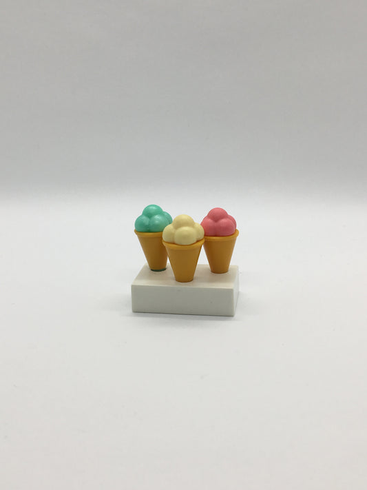 Playmobil 3x Waffeleis - Eisdiele - Zubehör - 8473