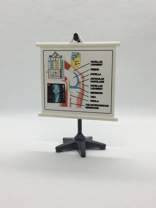 Playmobil Tafel mit Halterung  - Orthopädie - Krankenhaus - Zubehör - C1778