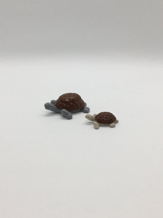 Playmobil 2x Schildkröten - brauner Panzer - Tier - C1793