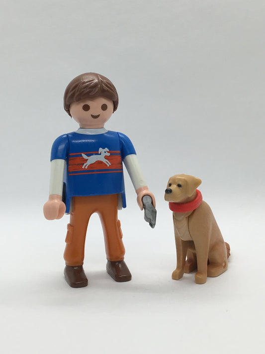 Playmobil Mann mit Hund - Figur - 8861