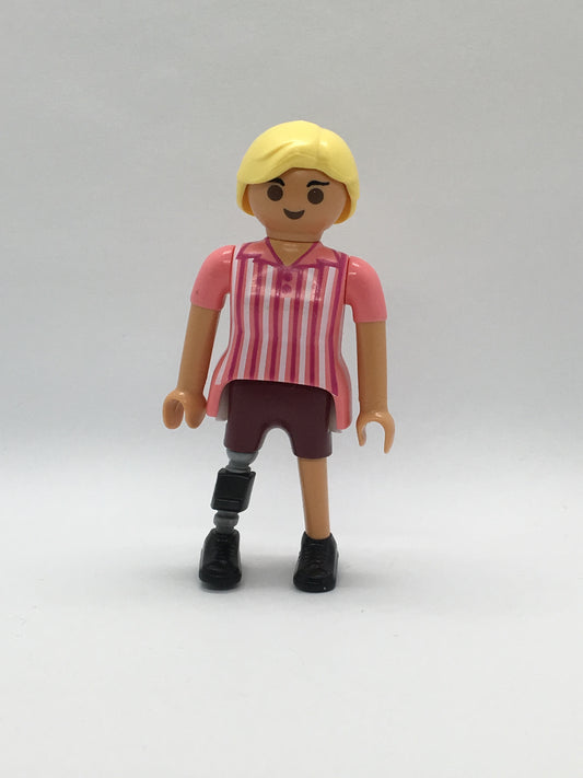 Playmobil Frau mit Beinprothese - Figur - C1837