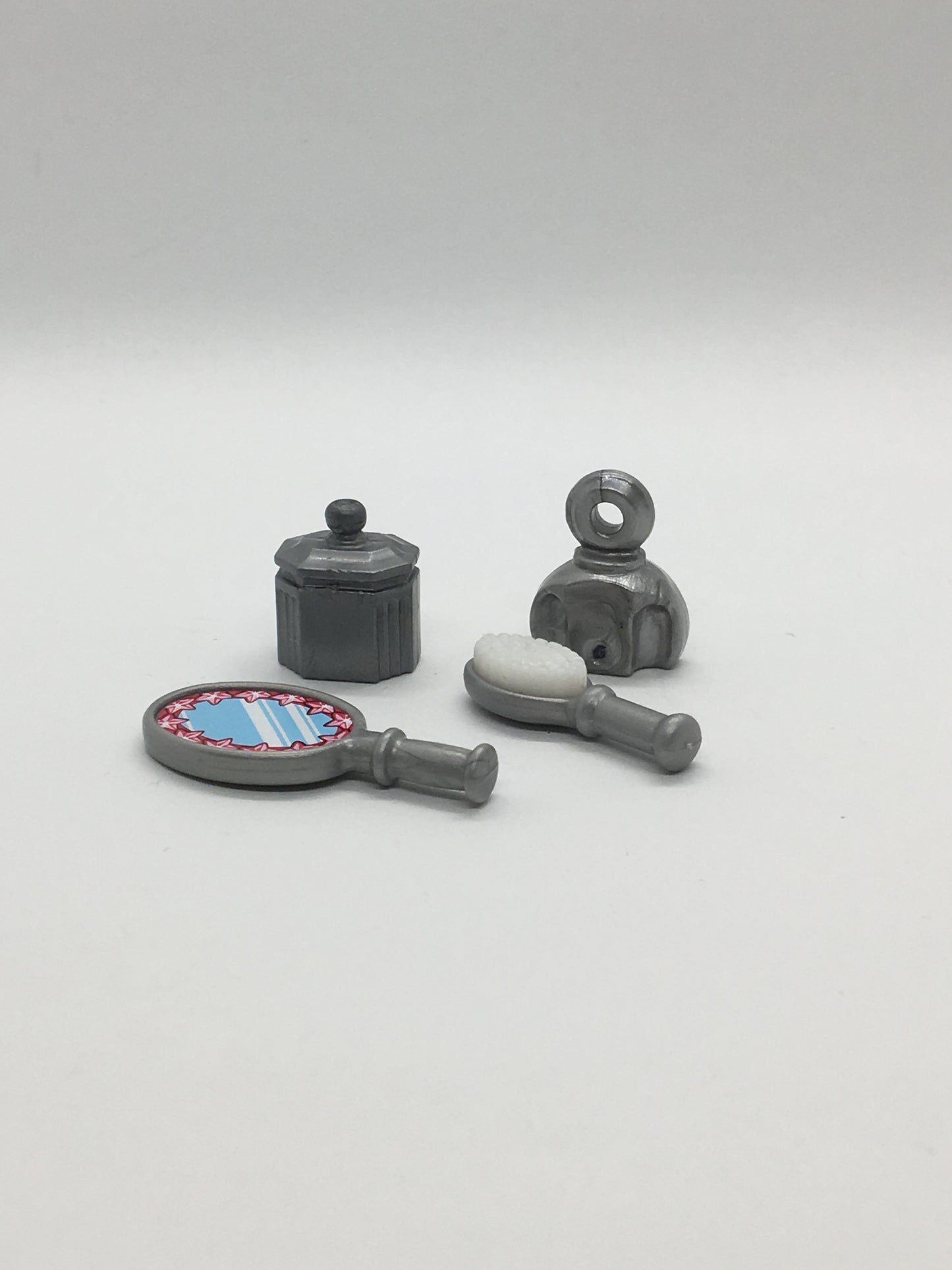 Playmobil Frisierset mit 2 Döschen - silber - Traumschloss - Zubehör - C1876