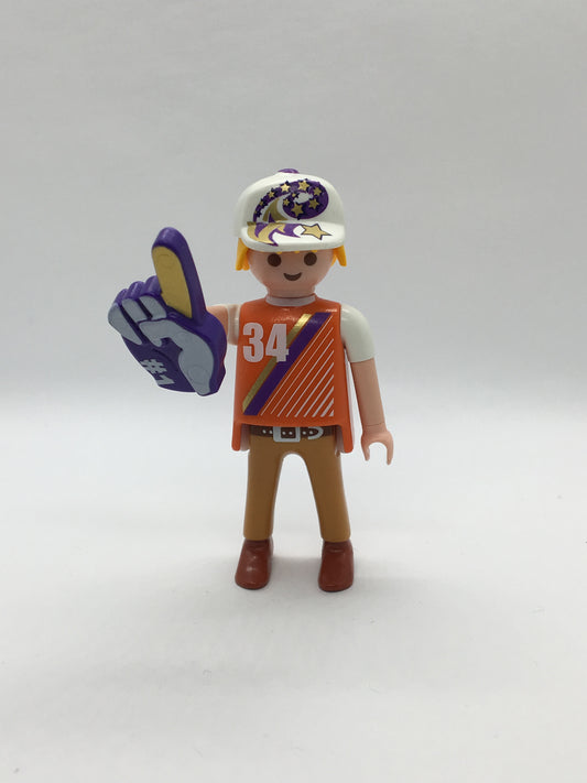 Playmobil Mann mit Cappy - Fan Figur - 9344