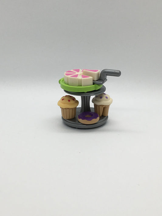Playmobil Kuchenetagere mit Kuchen - Muffin - Donut - 9824
