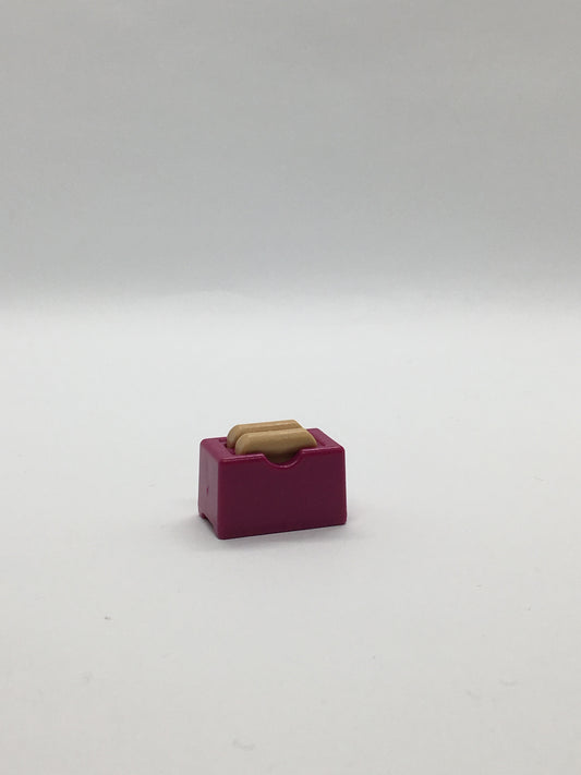 Playmobil Toaster mit zwei Toastscheiben - magenta - Küche - Zubehör - C2136
