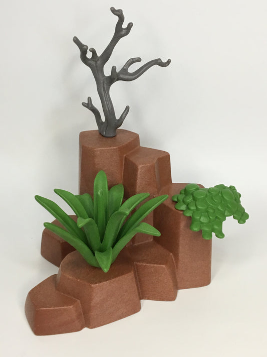 Playmobil Fels mit Pflanzen - C2187