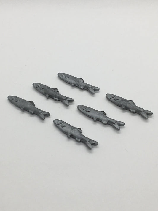 Playmobil 6x Fisch - Küche - Angler - Zubehör - 9846