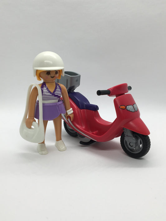 Playmobil Frau mit Roller - A1453