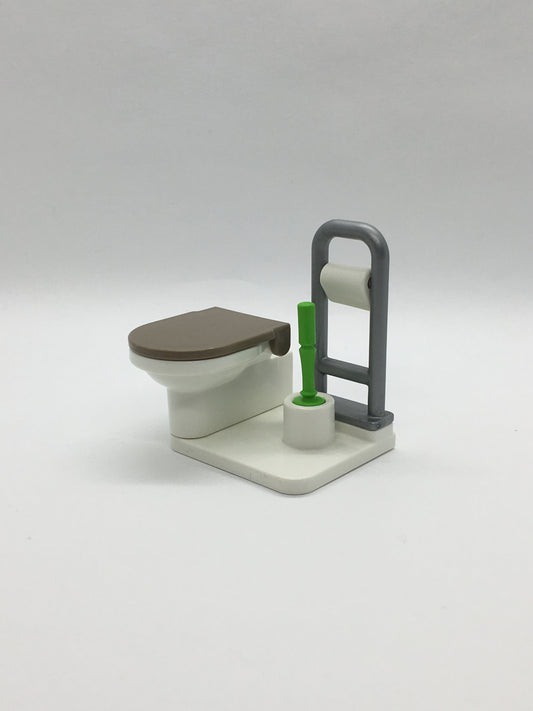 Playmobil Toilette - weiß-grau - Badezimmer - Zubehör - 8618