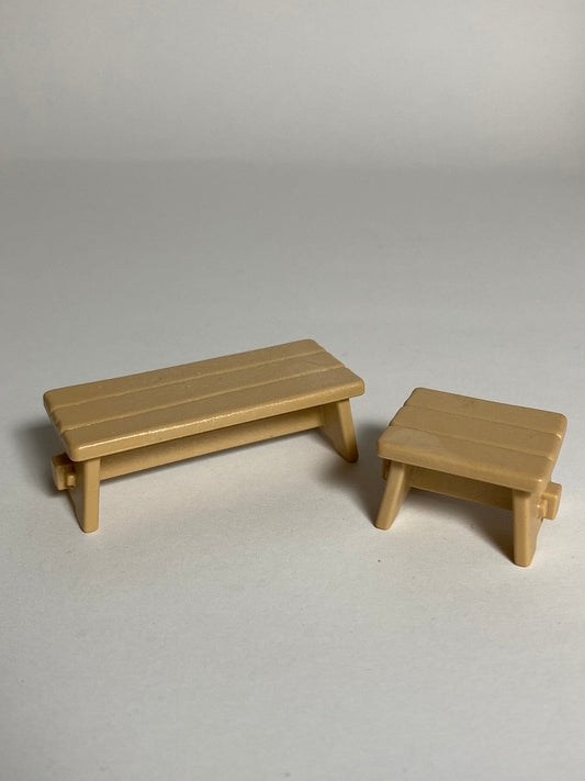 Playmobil Sitzbank mit Hocker - Set - 8687