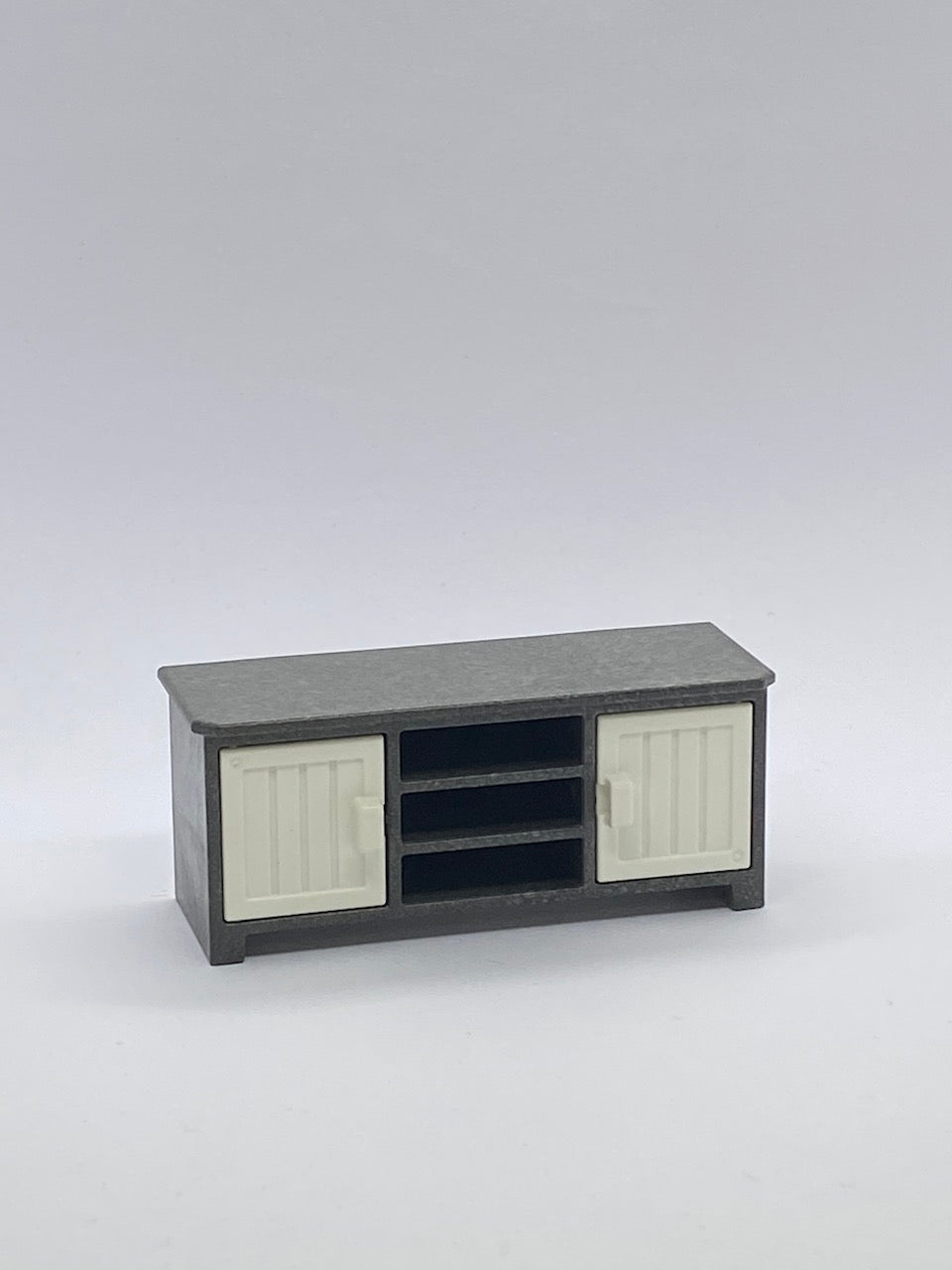 Playmobil Sideboard grau mit weißen Türen - wohnzimmer Zubehör - 9195