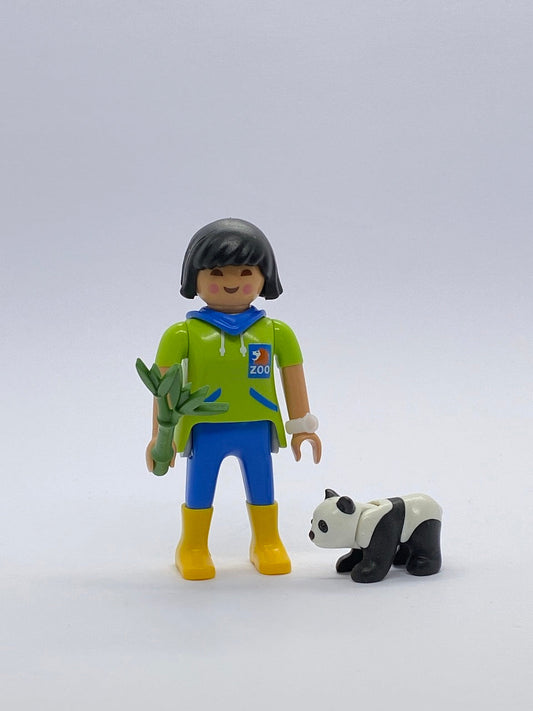 Playmobil Tierpflegerin mit Pandabär - Serie 19 - Figur - 9864