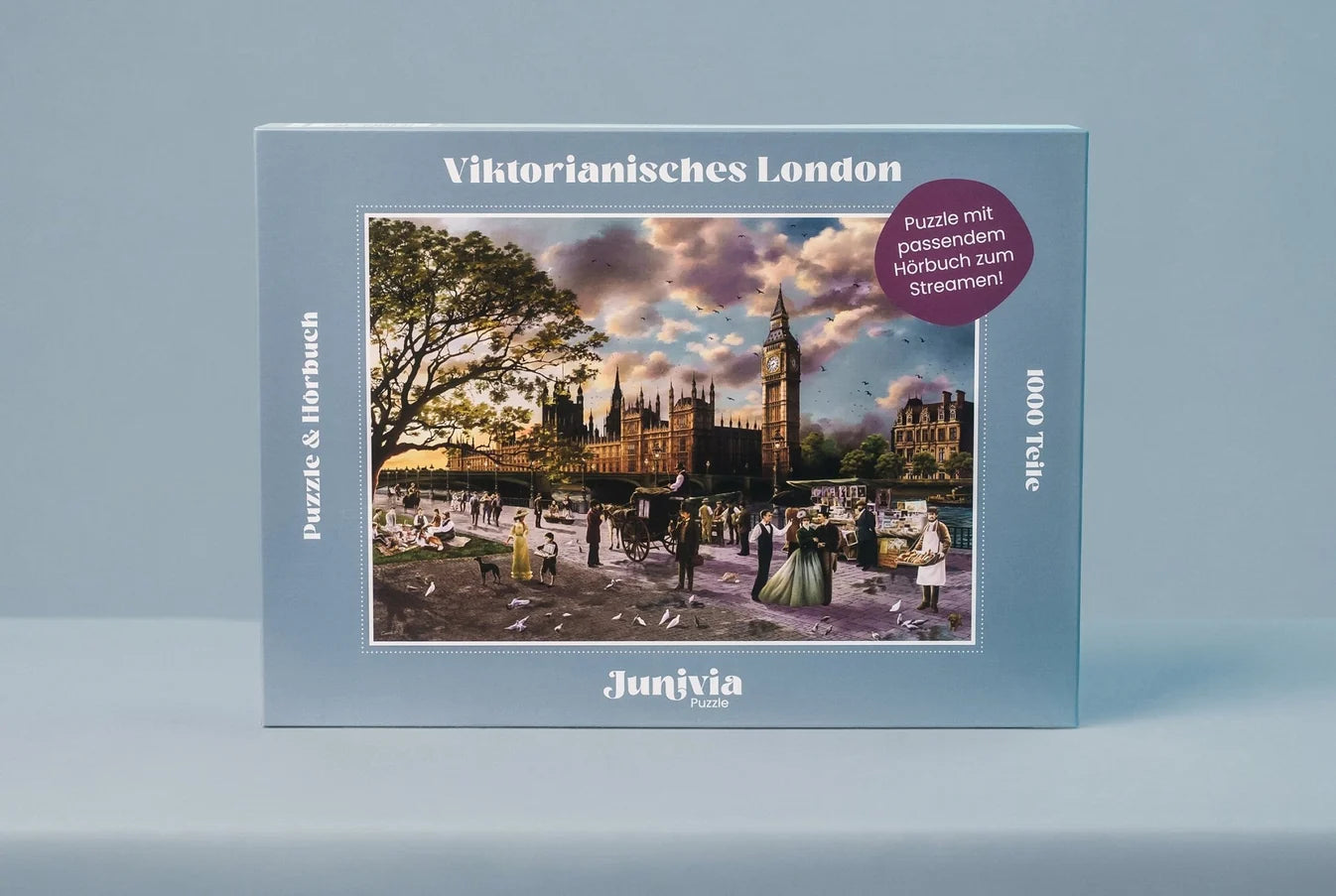 Junivia - Viktorianisches London - Puzzle - 1000 Teile - mit Hörbuch