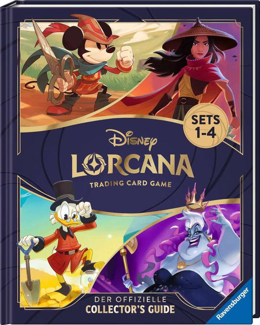 Ravensburger - Disney Lorcana - Der offizielle Collector's Guide Sets 1-4 - Buch