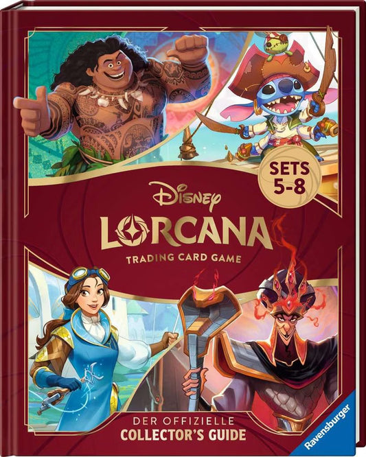 Ravensburger - Disney Lorcana - Der offizielle Collector's Guide Sets 5-8 - Buch