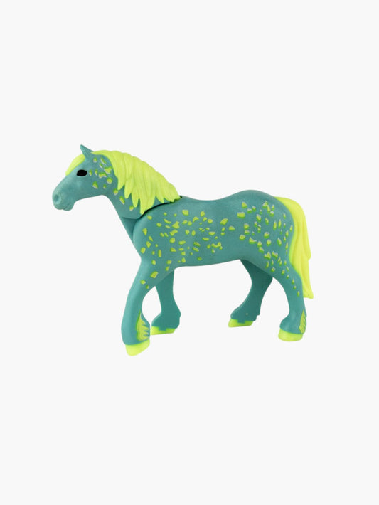 Playmobil - Pferd - hellblau mit neongelber Mähne - Tier - N1277