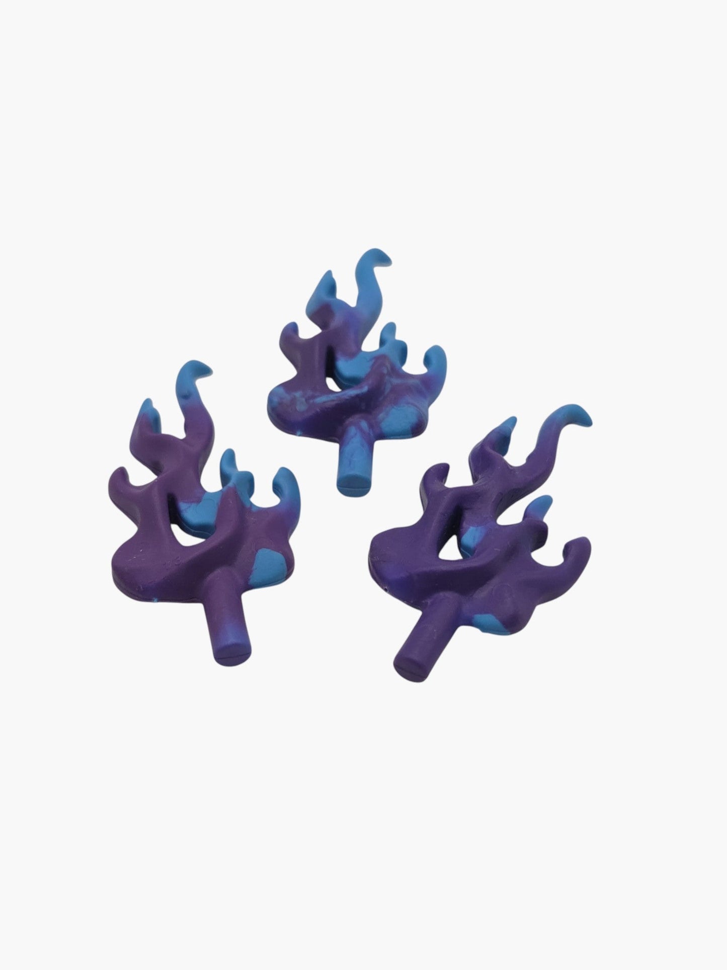 Playmobil 3x violette Flammen - N1363