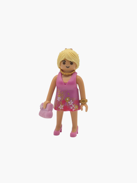 Playmobil Frau mit Kleid und Tasche - Figur - N1386