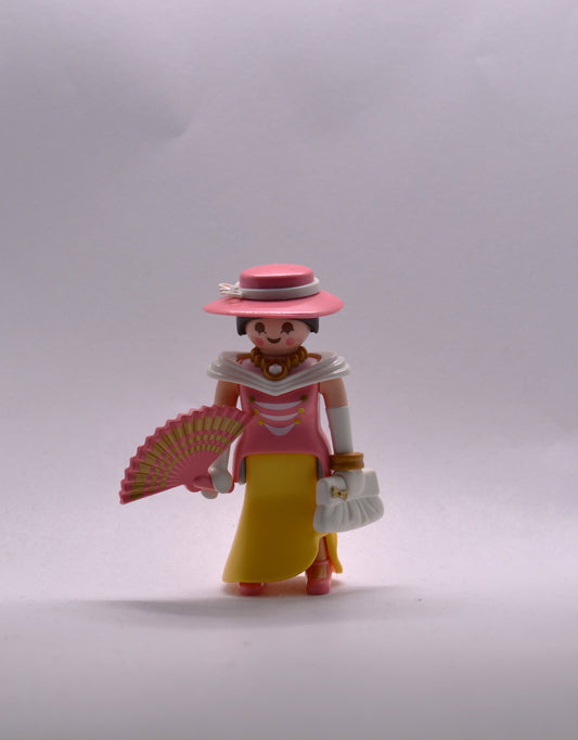 Playmobil - Feine Dame mit Hut, Fächer und Tasche - Figur - P0289