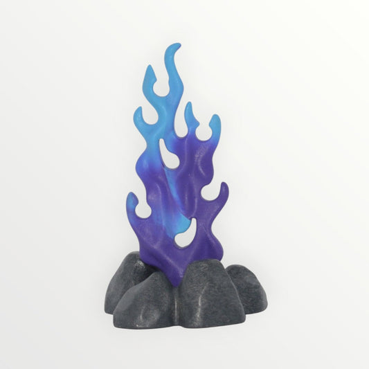 Playmobil Feuerstelle mit violetten Flammen - P0371