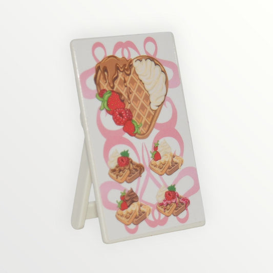 Playmobil Schild - Kundenstopper - Waffeln - P0374