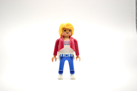 Playmobil - Figur - Frau mit pinker Jacke - P0645