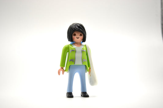 Playmobil - Frau mit Jacke und Tasche - P0646
