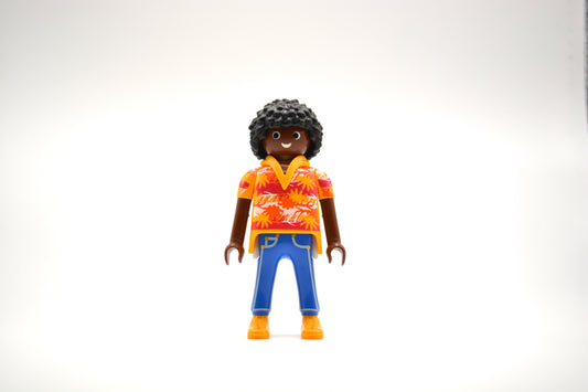 Playmibil - Figur - Mann mit orangenem T-Shirt - P0651