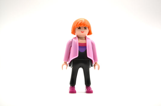 Playmobil Frau mit Lila Jacke - Figur - P0655