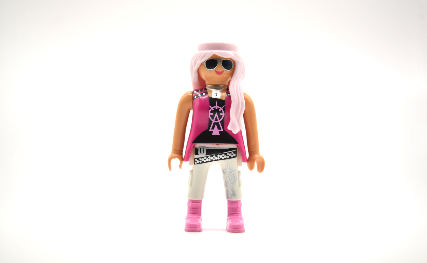 Playmobil - Figur - Rockerin mir rosa Haaren - P0660